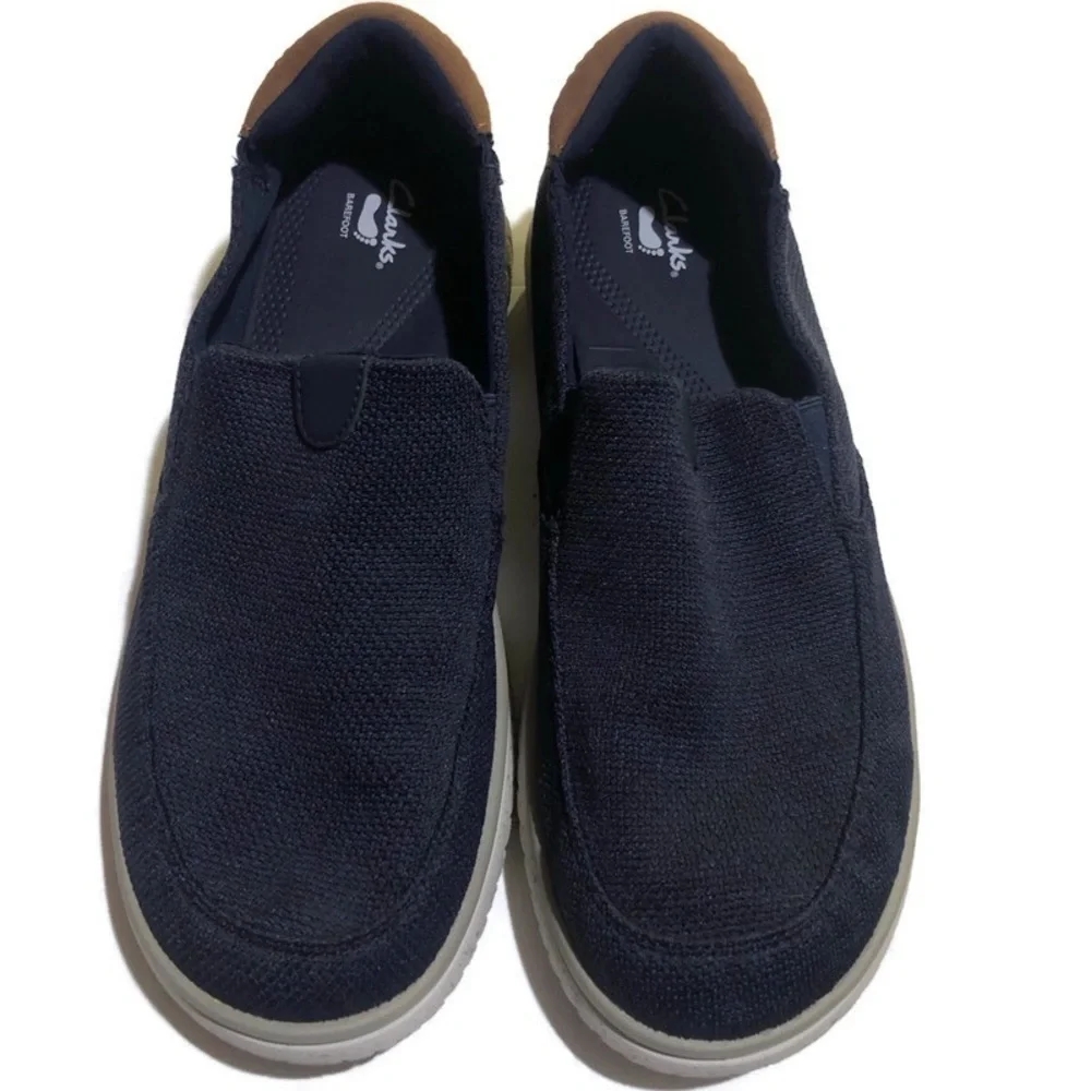 Clarks Men's RelaxLite Step Loafers Navy Sz 11